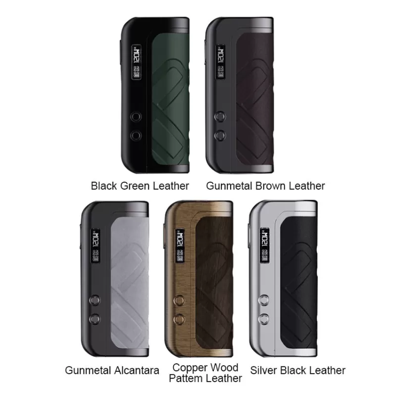 Augvape Foxy ONE Box Mod 120W - Black Green Leather - Image 2