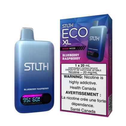 STLTH ECO XL - Blueberry Raspberry - 20 mg/mL (wholeseller) - Excise ON, 20 mg/mL (wholeseller) - Excise AB (4ED9EF)