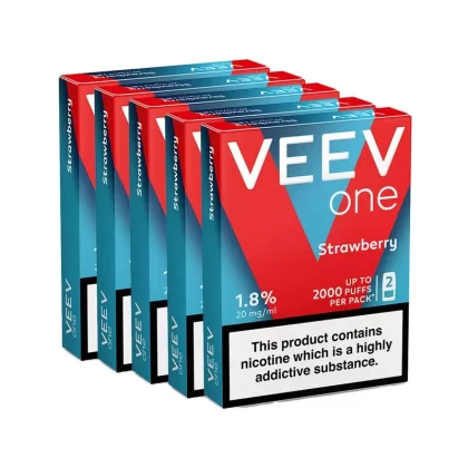 VEEV ONE Strawberry Pod Bundle (5 Packs) - Ejuicewarehouse