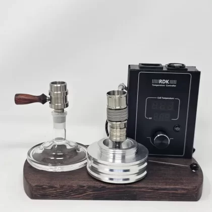 Tomcat Heavy Bundle Curated by VGoodiEZ - Stand Option#Auber RDK300 w/ Cannabis Hardware Threaded Basic Stand>Auber RDK300 w/ Crossing Tech Coil Heat Stand>DC Micro w/ Cannabis Hardware Thre