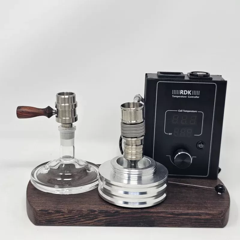 Tomcat Heavy Bundle Curated by VGoodiEZ - Stand Option#Auber RDK300 w/ Cannabis Hardware Threaded Basic Stand>Auber RDK300 w/ Crossing Tech Coil Heat Stand>DC Micro w/ Cannabis Hardware Thre