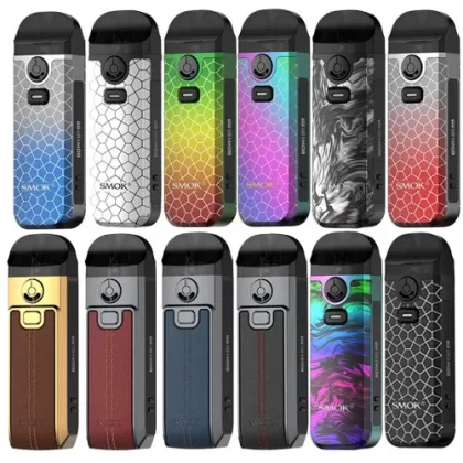 SMOK Nord 4 80W Pod Kit - 7-Color Armor, Black Armor (1FD205)