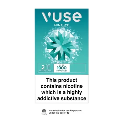 Vuse Pro Mint Ice Pods (2 Pack) - Strength#6mg>12mg>18mg (B7EB87)