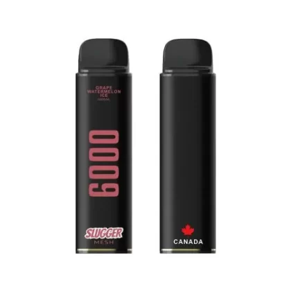 Slugger Black Disposable Vape – Grape Watermelon Ice 50mg (6000 Puffs)