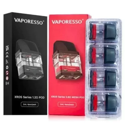 Vaporesso Xros Replacement Pod - Pack Count#4 Pack~Size#2ml~Resistance#0.6ohm