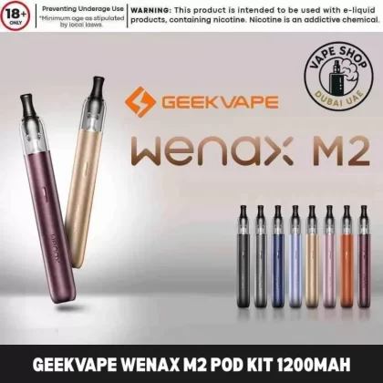 Geekvape Wenax M2 Pod Kit 1200mAh In UAE - Arctic Blue, Eclipse Blue (93A44E)