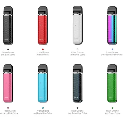 Smok Tech Novo Pod Device - Color#White>Green>Pink>Black>Red>Blue>Light Blue>Rainbow