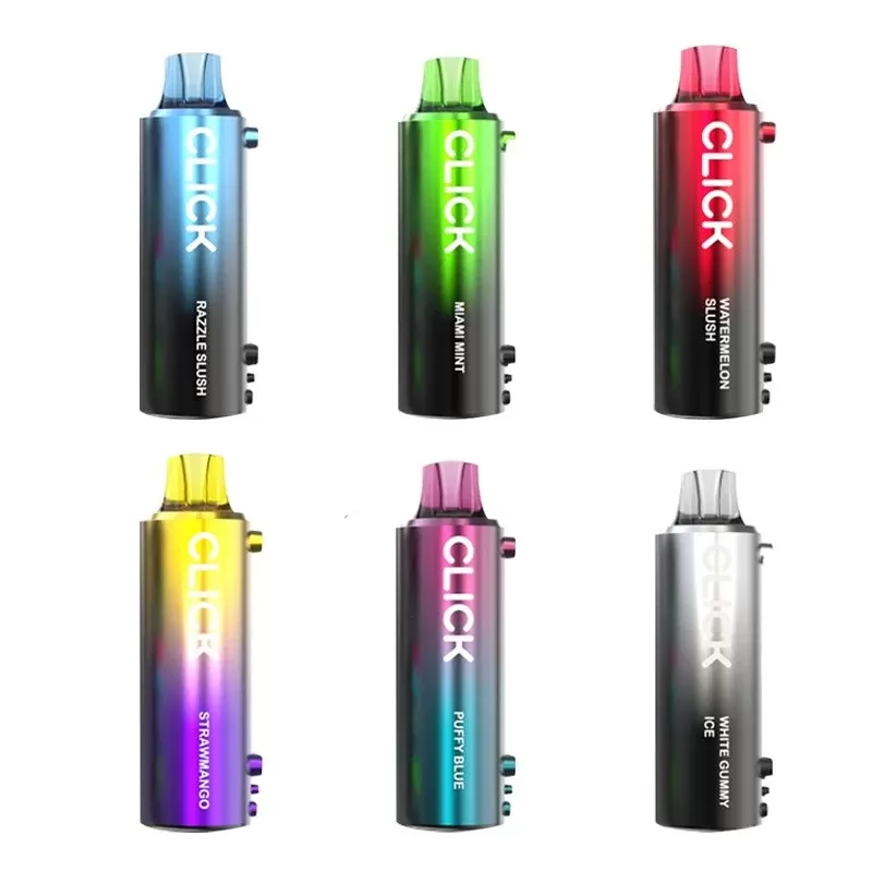 Pyne Pod Click 40K Disposable Pod 20ml 5% - Flavor#Puffy Blue>Miami Mint>Razzle Slush>Watermelon Slush>Dragon Melon>Strawmango>Banana Taffy Frosty>Grapy Claps>Peach Slush>Blueberry Watermelo