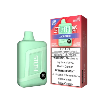 STLTH 8K PRO - Arctic Mint - 20 mg/mL (wholeseller) (SK) - Excise FED, 20 mg/mL (DSD) (SK) - Excise FED