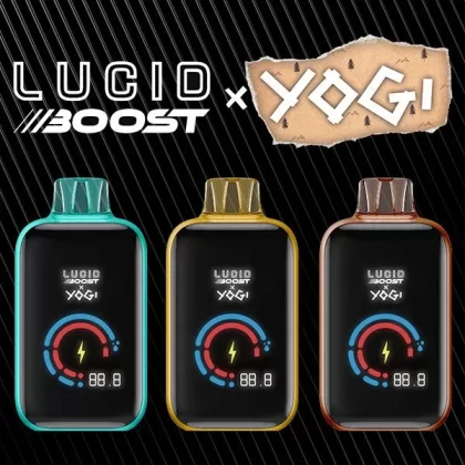 LUCID BOOST x YOGI 20,123 Puff Disposable Device