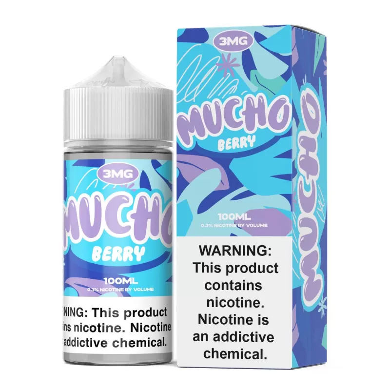 Mucho E-Liquid 100ml - Strawberry / 6mg - Vapeciga - Image 2