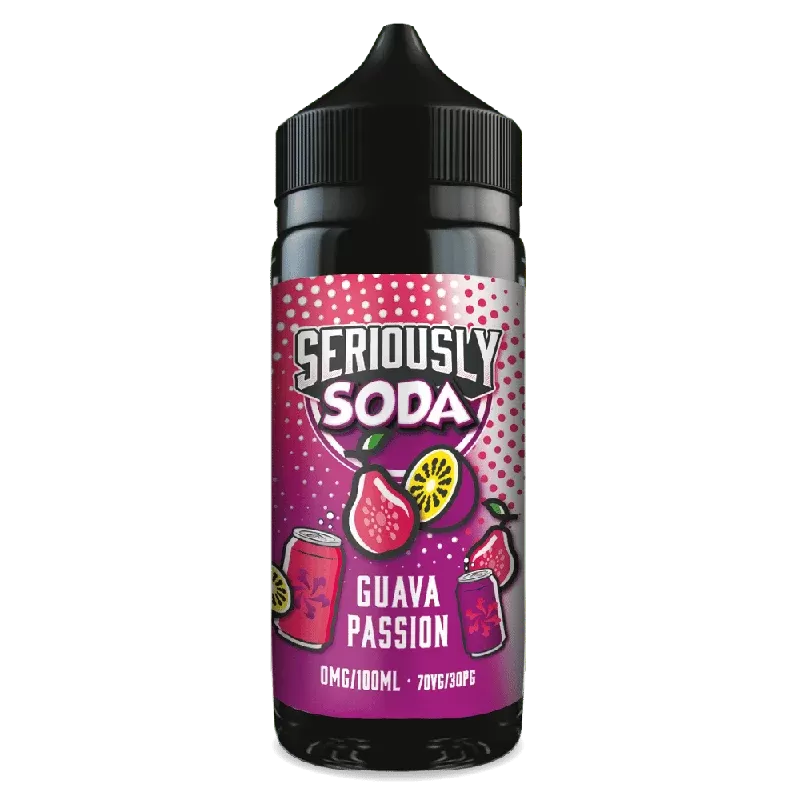 Doozy Seriously Soda 100ml E-Liquid Shortfill Guava Passion - Title#0mg
