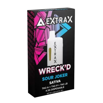 Delta Extrax Sour Joker | Disposable THCA 4.5G | Wreck’d