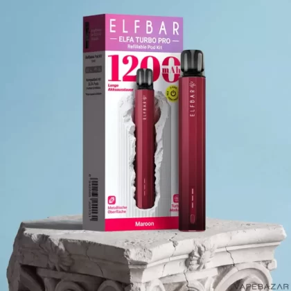 Elf Bar Elfa Turbo Pro Pod Kit – Maroon