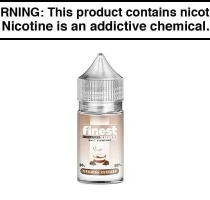 TIRAMISU CUSTARD BY THE FINEST SALT NIC 30ML - Vapejuice