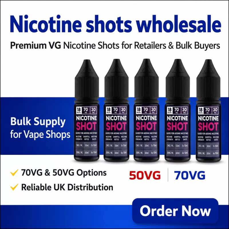 Flavour Planet Wholesale Nicotine Shots – 70VG/50VG – 18mg Nic Shots - Vapestorm Co
