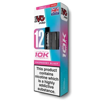 Raspberry Blast Pro 12 Refill Pod by IVG - Ecigarettedirect Co