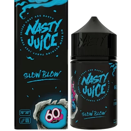 Nasty Juice Slow Blow E-Liquid 60ml - 0mg (No nic)