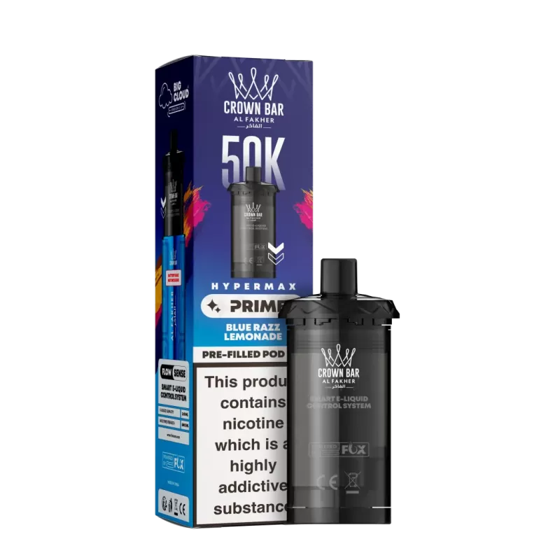 Al Fakher Hypermax Prime 50K Prefilled Pod Refills - Mint - Image 2