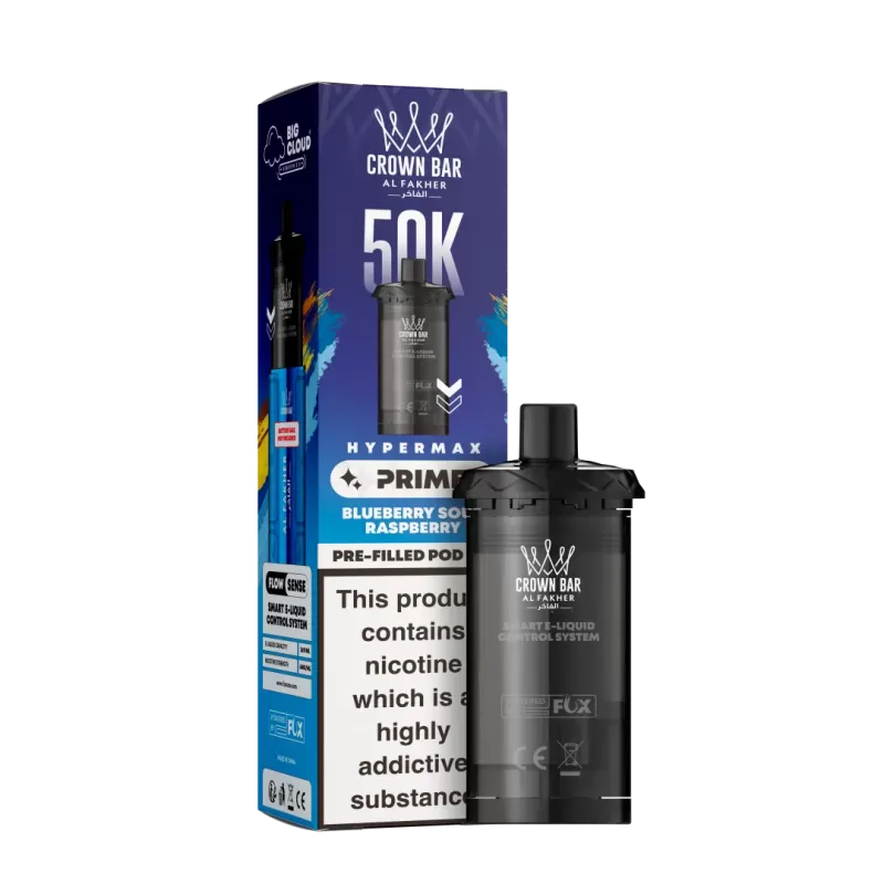 Al Fakher Hypermax Prime 50K Prefilled Pod Refills - Mint - Image 3