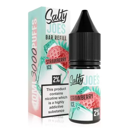 Strawberry Ice By Salty Joes Bar Refill 10ml Nic salt (OOD)