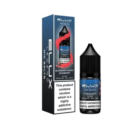 Blueberry Cherry Cranberry Elux Legend 10ml Nic Salt E Liquid