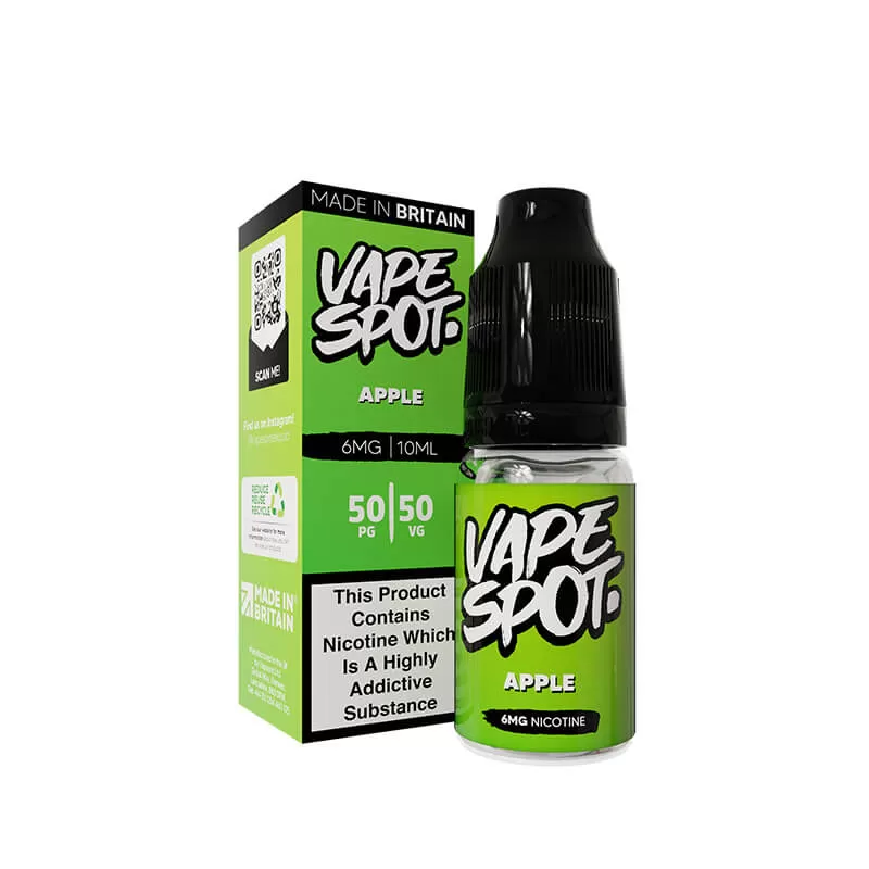 Vape Spot Apple E-Liquid 10ml - 12mg