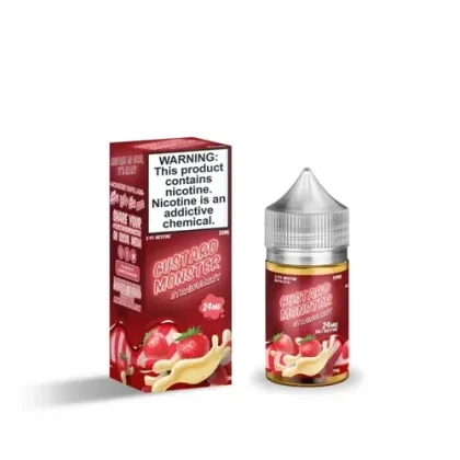 Custard Monster Strawberry Custard Salt 30ml E-Juice by Jam Monster - Vape Product, Vape Product