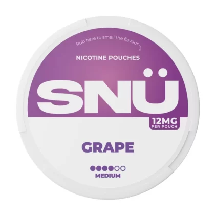 Grape Nicotine Pouches by SNU (20pk) - 12mg