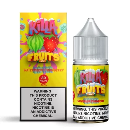 Sale $10.20 – Watermelon Strawberry Ice by Killa Fruits Salts Series 30mL