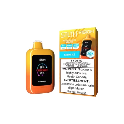 Stlth Vision Disposable Vape – 20K Puffs – Banana Ice