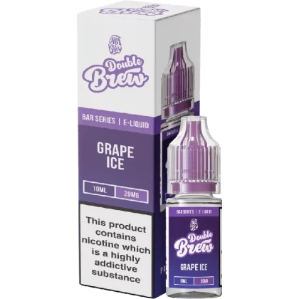 Ohm Brew Double Brew Nic Salt E-Liquid Grape Ice