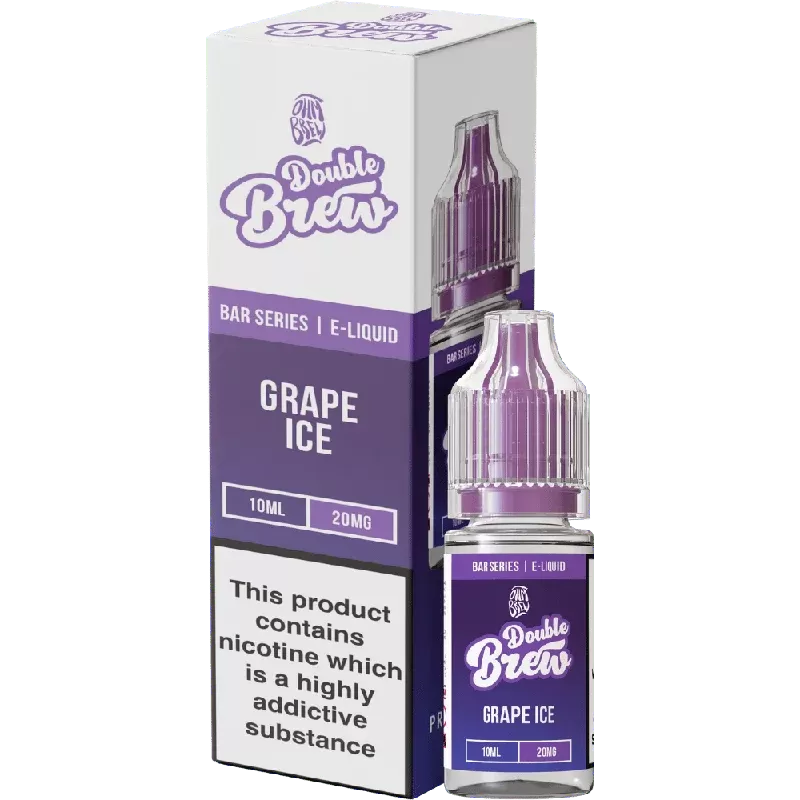 Ohm Brew Double Brew Nic Salt E-Liquid Grape Ice