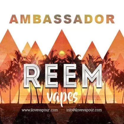 AMBASSADOR Premium E juice By Reem Vapes - 18mg