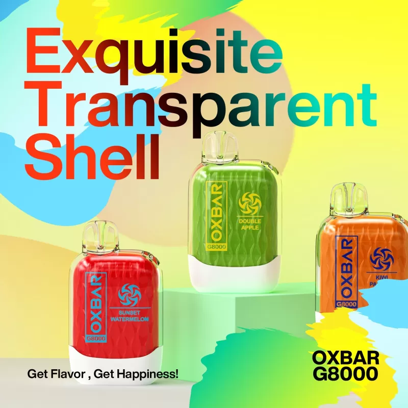 OXBAR G8000 Disposable Device - 8000 Puffs - Clear - Image 2