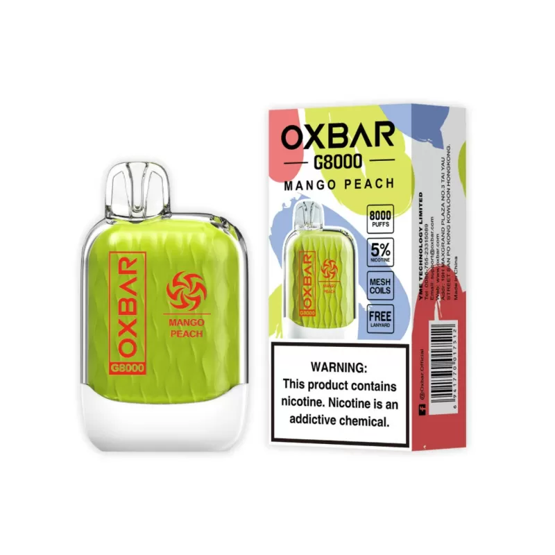OXBAR G8000 Disposable Device - 8000 Puffs - Clear - Image 3