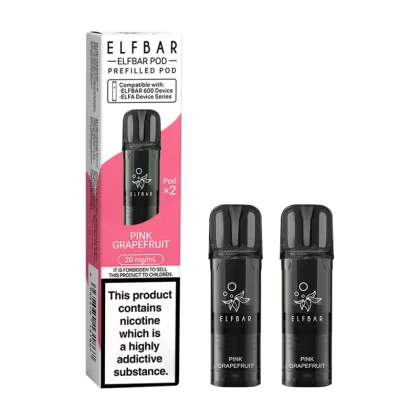 Pink Grapefruit Elfbar 600 Pods - Vapeshop Co