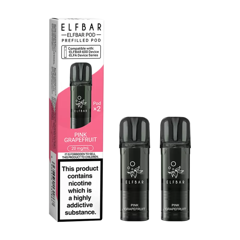 Pink Grapefruit Elfbar 600 Pods - Vapeshop Co