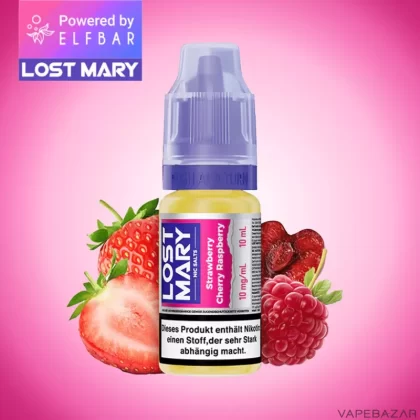 Lost Mary NicSalt – Strawberry Cherry Raspberry - 10mg/ml, 20mg/ml