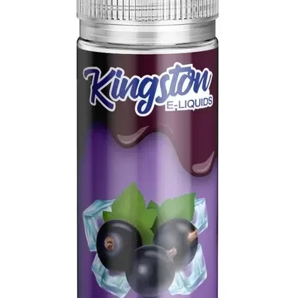 BLACKCURRANT CHILL E LIQUID KINGSTON MENTHOL 100ML 70VG