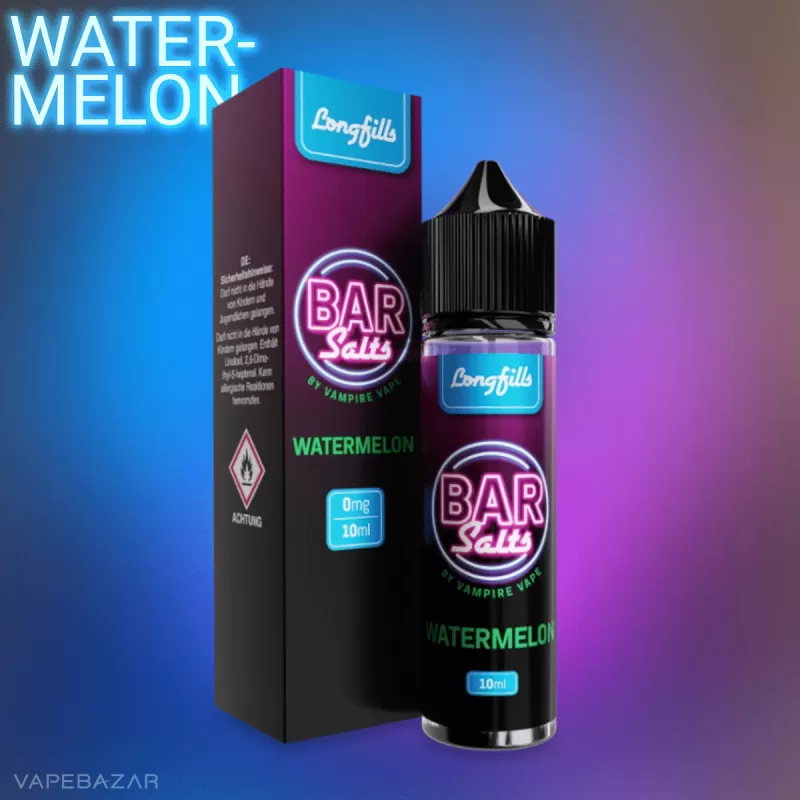 Bar Salts Longfills – Watermelon 10ml - Wassermelone - Image 2
