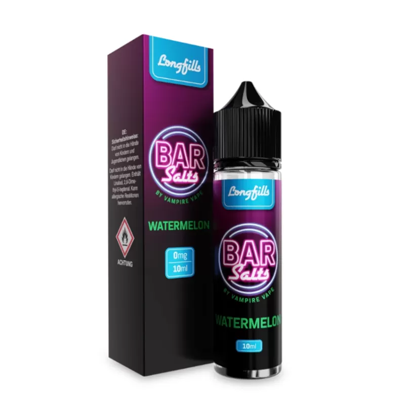 Bar Salts Longfills – Watermelon 10ml - Wassermelone - Image 3