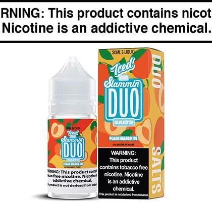 PEACH MANGO ICE BY SLAMMIN DUO SALTS 30ML