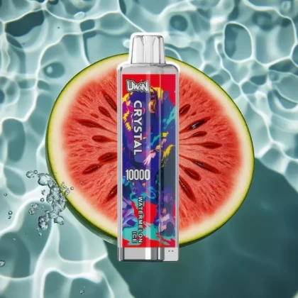 UWIN Crystal 10000 Puffs Disposable Vape Watermelon Ice 18ml 650mAh Type-C RGB - Bangvapeaustralia