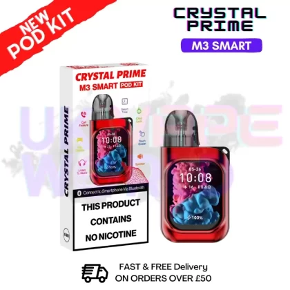 Red Crystal Prime M3 Smart Refillable Pod Kit