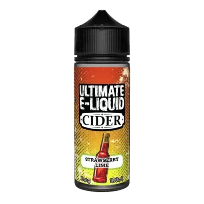 STRAWBERRY LIME E LIQUID BY ULTIMATE E-LIQUID – CIDER 100ML 70VG