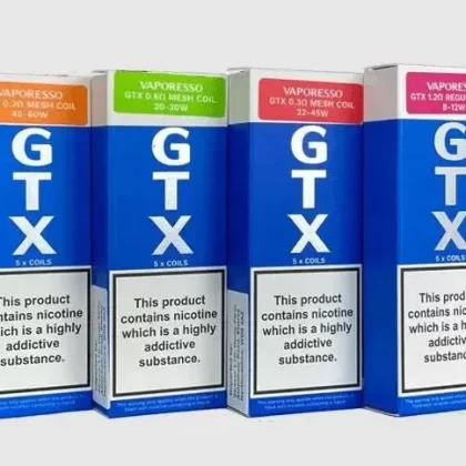 Vaporesso GTX Replacement Coils 5pk - Resistance#0.6ohm