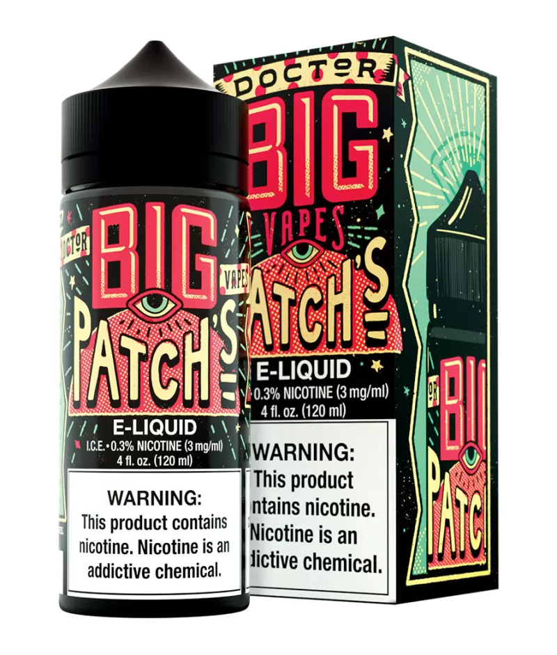 DOCTOR BIG VAPES by BIG BOTTLE Co - Patch's - 120ML E-Liquid - 0MG