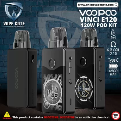 Voopoo Vinci E120 120W Pod Kit (4500mAh) - Gray Metal
