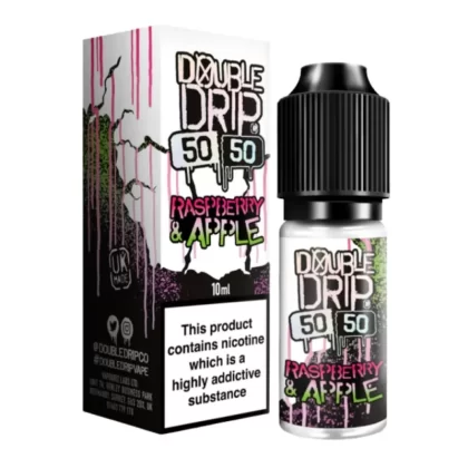 Raspberry & Apple E-Liquid 50/50 Series by Double Drip (10ml) - 3mg